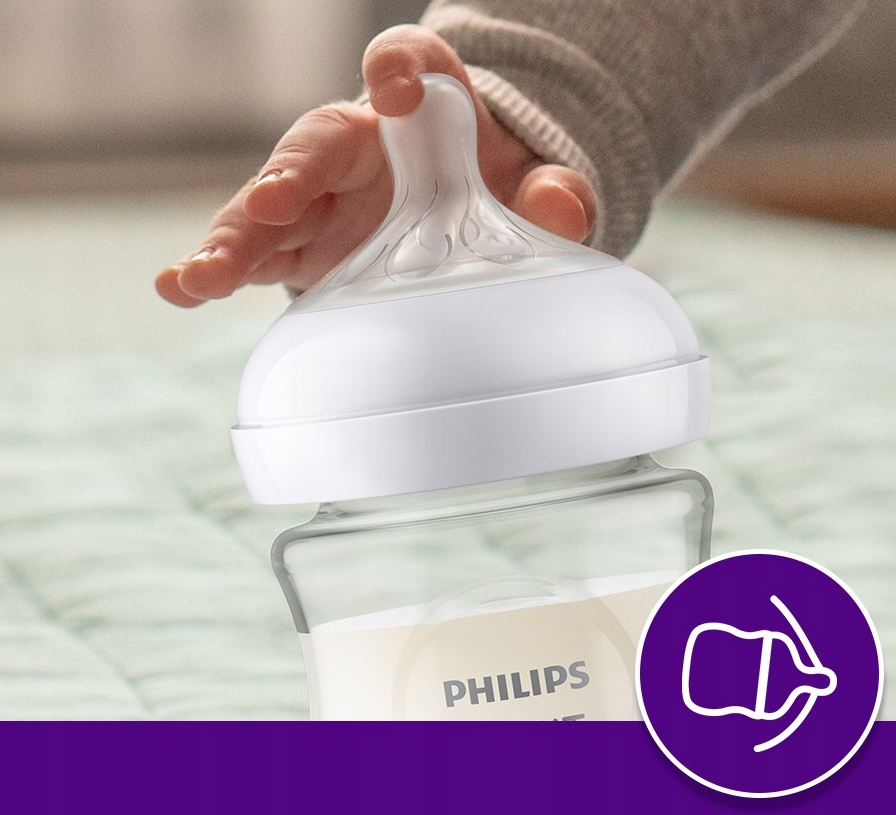 AVENT Butelka Natural Response szklana 120ml